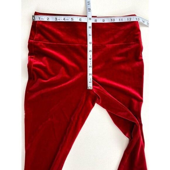 INC Pull-On Skinny Pants 0 XS Red Soft Velvet - Picture 3 of 6